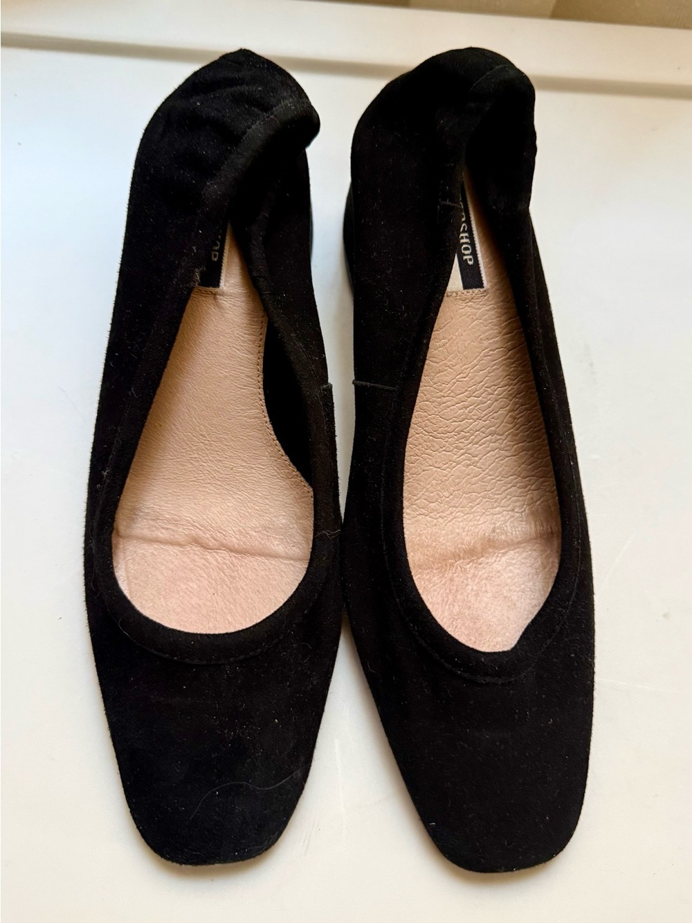 Topshop Black Suede Women’s Shoes - Picture 2 of 6